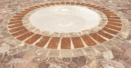 Ying yang signの写真素材