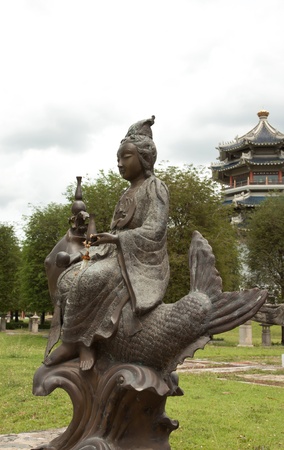 Guan Yin statueの写真素材