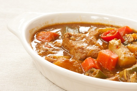 Thai delicious pork curry の写真素材