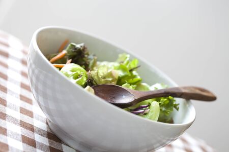 Fresh vegetable saladの写真素材