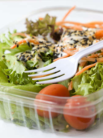 Fresh vegetable saladの写真素材