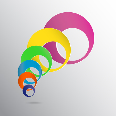 Circle illustrationの写真素材