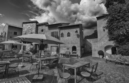 Italian villageのeditorial素材