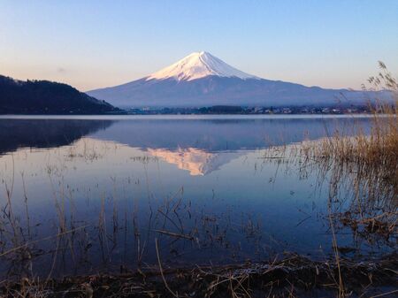 Fuji mountian in Japanの素材