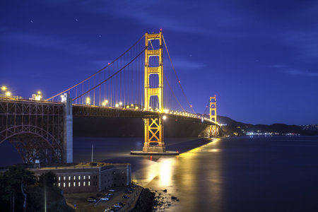 An Evening at the Golden Gateの写真素材