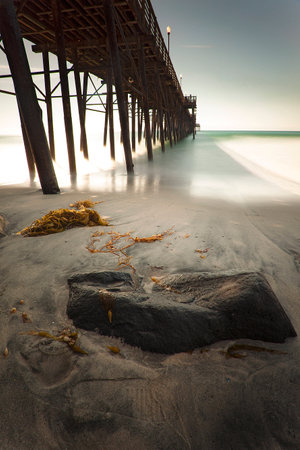 Rock and Boardwalkの写真素材