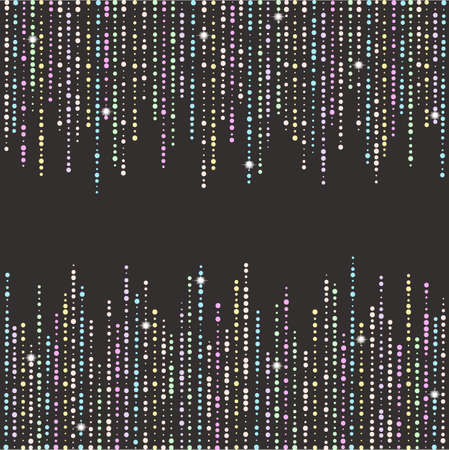 Pastel background with colorful dotsのイラスト素材