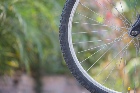 bicycle wheelsの写真素材