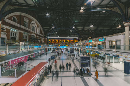 City of Norwich, England - July 7: Liverpool Street station in Norwich , England on July 7, 2017.