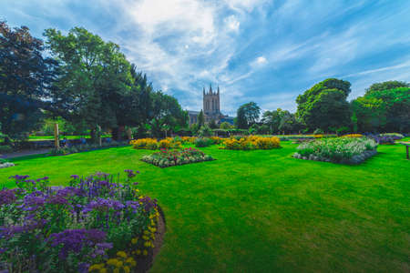 City of Norwich, England - July 7:Bury St Edmunds Abbey  in Norwich , England on July 7, 2017.のeditorial素材