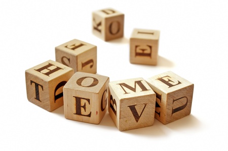 baby blocks の写真素材