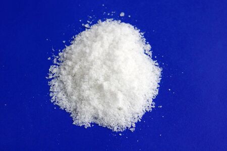 Picture of Salt on blue background