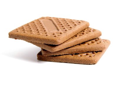 cookies on white background の写真素材