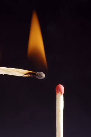 One match is going to burn another.の写真素材