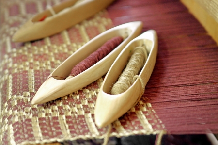 Part of loom homemadeの写真素材