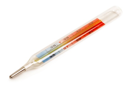 Thermometer isolated on the white background 