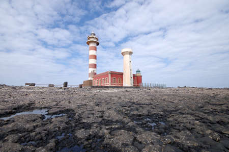 El Cotillo LightHouse, Fuerteventura, Spainの写真素材