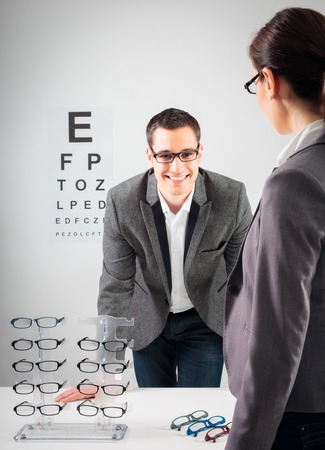 At The Opticianの写真素材