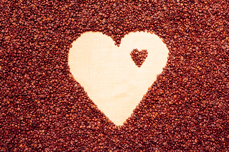 Coffee Beans Backgroundの写真素材