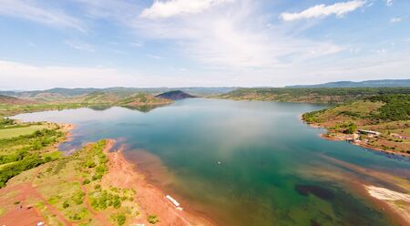 Lac De Salagou, Franceの写真素材