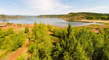 Lac De Salagou, Franceの写真素材
