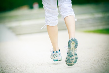 Young Woman Joggingの写真素材