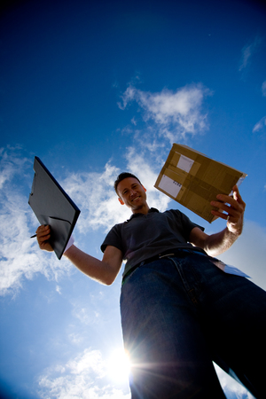 Delivery Boyの写真素材