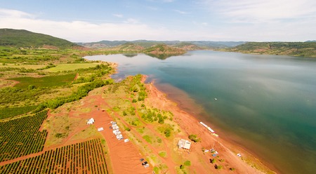 Lac De Salagou, Franceの写真素材