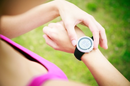 Young Woman Joggingの写真素材