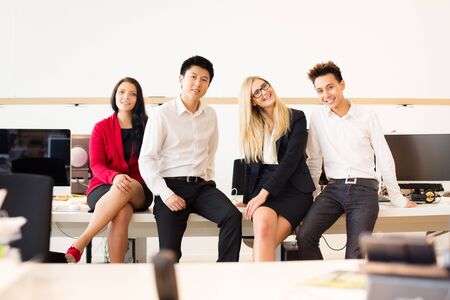 Young Creative Team In Their Officeの写真素材