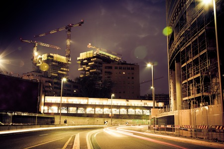Construction Site In Milanの写真素材