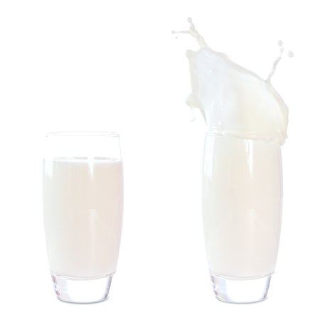 Glass Of milkの写真素材
