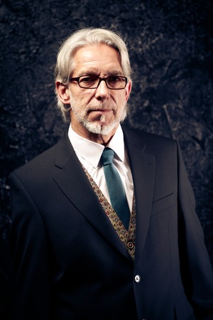 Senior Man In Studioの写真素材