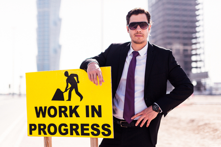 Businessman In Dubaiの写真素材