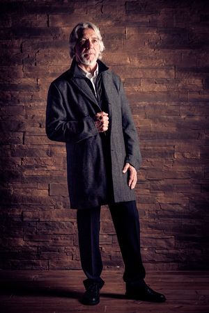 Senior Man In Studioの写真素材