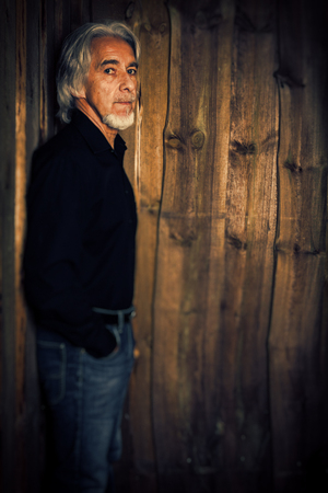 Senior Mans Studio Portraitの写真素材