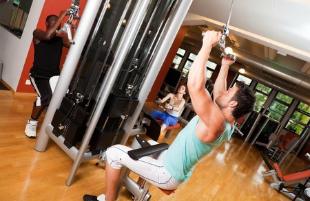Young People At The Gym