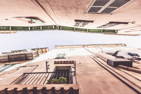 Street Scene In Villefranche, Cote Dazur, Franceの写真素材