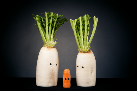 Vegetables With Eyesの写真素材