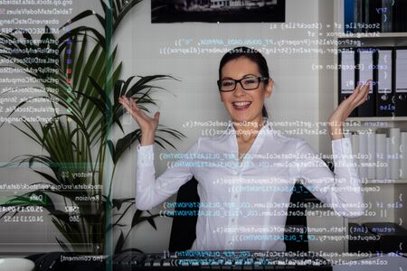 Young Computer Programmerの写真素材