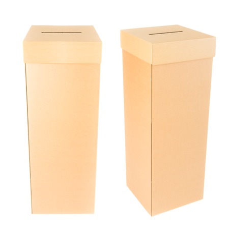 Ballot Box On Whiteの写真素材