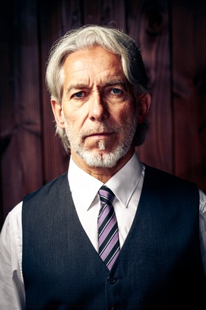 Senior Man In Studioの写真素材