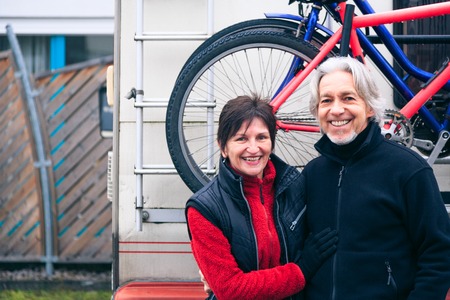 Senior Couple Outdoorsの写真素材