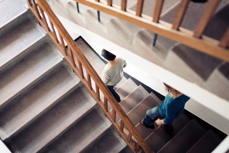 Staircase With Peopleの写真素材