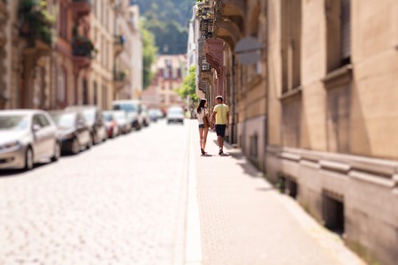 Young People Having A Good Day Out In The Cityの写真素材