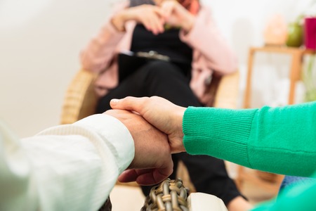 Couple Seeing A Psychotherapistの写真素材