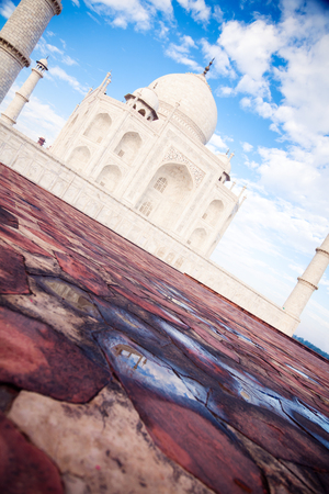 The Taj Mahalの写真素材