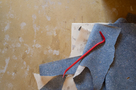 Home Renovation Project, Removing Floorの写真素材