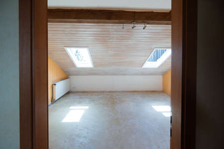 Home Renovation Project, Removing Floorの写真素材