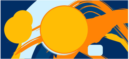 stroke with frame on black backgroundのイラスト素材